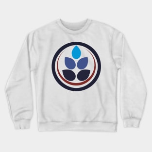 Symmetric leaves logo Crewneck Sweatshirt